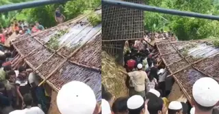 রোহিঙ্গা ক্যাম্পে পাহাড় ধস: লার্নিং সেন্টারের ওপর মাটিচাপায় ৫ শিক্ষার্থী নিহত